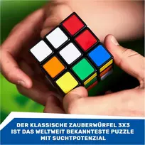 Rubik's 3 x 3 Rubiko kubas – klasikinis 3x3 kubas logikos akrobatams nuo 8 metų, idealus kelionėms: aukšta kokybė, sklandus valdymas, ryškios spalvos