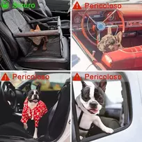 Šunų priekinės sėdynės automobilinė kėdutė mažiems ir vidutiniams šunims su saugos diržu, sulankstomas šunų pledas, automobilio sėdynės užvalkalas, keleivio sėdynės vandeniui atsparus transportavimo krepšys, juodas