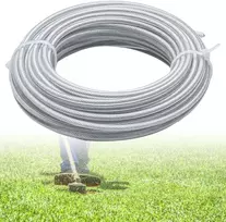Žoliapjovės valas, 3.0 mm x 45 m plieninės vielos žoliapjovės valas, aukštos kokybės plieninės vielos krūmapjovės valas, krūmapjovės valas, plieninės vielos žoliapjovės valas, skirtas piktžolėms, žolei, kiemui, sodui