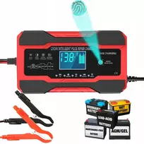Automatinis išmanusis akumuliatoriaus įkroviklis Lcd 24v 12v 10a