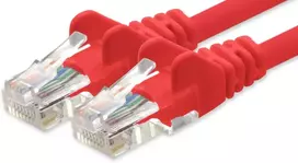1attack.de tinklo kabelis Cat.6 - (rinkinys) - Cat6 Ethernet Lan kabelis 1000Mb/s (poe) Patch kabelis, suderinamas su Cat.5 Cat.6a Cat.7