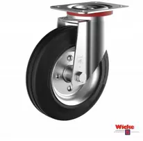 Pasukamas ratukas 200 mm standartinė guma max 205 kg Wicke