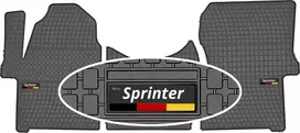 Mercedes Sprinter 2006-2017 Prismat guminiai kilimėliai automobiliui + Emblema