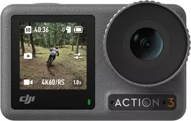 Dji Osmo Action 3 Standard Combo - veiksmo kamera su 4k Hdr ir itin plačiu matymo lauku, 10 bitų spalvų gyliu, Horizonsteady, atspari vandeniui, šalčiui ir patvari, Vlog kamera, skirta Youtube