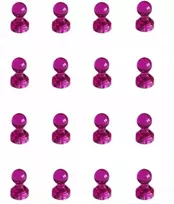 16 x Neodimio magnetas šaldytuvui lenta violetinis