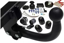 Vilkimo kablys su 13pin moduliu 7p laidų rinkiniu adapteris Peugeot 301 Sedan 2012