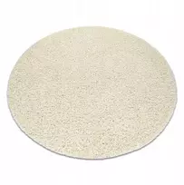 Kilimas Soffi apvalus shaggy 5cm kreminis ecri 160 cm