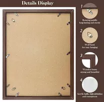 Plakatas Xpieoyrm mdf medinis nuotraukų rėmelis, 30 x 40 cm, 16 colių minimalistinis ir modernus nuotraukų rėmelis, plakato rėmelis, koliažo sienų dekoracija, nuotraukų rėmelis su akrilo stiklu, nuotraukų rėmelis vertikaliam arba