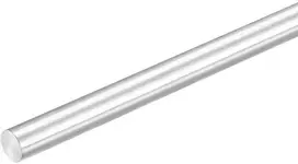 Aliuminio strypas 8mm x 300mm, apvalus, tvirtas, metalo ruošinys