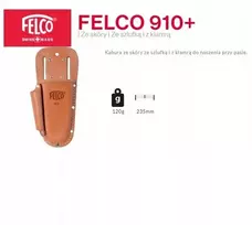 Dėklas Felco 910+ iš natūralios odos sekatoriams ir galąstuvui
