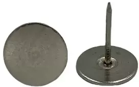 Baldiniai chromuoti mygtukai vinutės 16 mm - 30 vnt