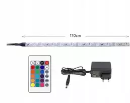 Led apšvietimas spintai komodai 170cm rgb