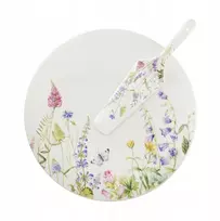 Lėkštė/padėklas tortui su mentele 31 cm Viola Villa Italia