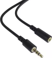 Premiumcord 3m 3.5mm 4 kontaktų audio balso audio jack kabelis prailginimo laidas aux ausinių audio prailginimo kabelis M/f