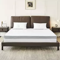 Čiužinys Vesgantti antčiužinis 90 x 200 cm, 7.5 cm gelinis antčiužinis 2 kietumo lygiai H3 ir H2 su nuimamu ir skalbiamu užvalkalu, nedirginantis odos antčiužinis spyruoklinei lovai, sofai