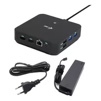i-tec USB-C DP Dual HDMI Docking Station with Power Delivery 100 W + Universal Charger 100W