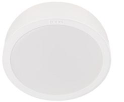 Paviršinė LED panelė lubų Philips Meson, 3000K, LED, baltas