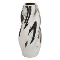Vaza Atmosphera Twisted 210138, 28 cm, sidabro