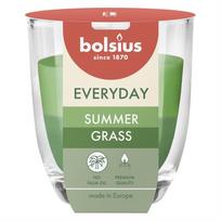 Žvakė, aromatinė Bolsius Summer Grass, 21 h, Žalia