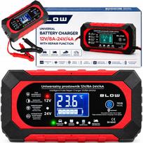 Automatinis išmanusis akumuliatorių įkroviklis BLOW 12 V / 24 V, 8 A