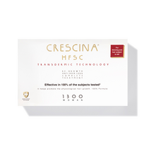 Crescina HFSC Transdermic Complete Treatment 1300 moterims, 10+10 ampulių