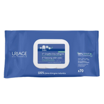 Uriage Baby's 1st Skincare - 1st Cleansing Water valomosios servetėlės, 70 vnt.