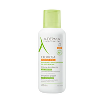 A-DERMA Exomega Control minkštinamasis kremas nuo niežulio, Eco-Slim tūbelė, 400 ml