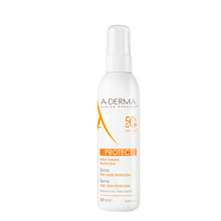 A-DERMA Protect labai aukštos apsaugos purškiklis SPF50+, 200 ml