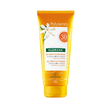 Klorane Polysianes Sublime apsauginis gelinis kremas nuo saulės SPF30 su ekologišku tamanu ir monoi 200 ml