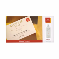Crescina HFSC Transdermic Complete Treatment 1300 vyrams, 10+10 ampulių + Crescina Transdermic HFSC Re-Growth šampūnas vyrams, 200 ml