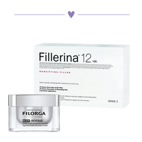 Fillerina 12 Intensive Filler Grade 3 + Filorga NCEF-Reverse Supreme atkuriamasis kremas