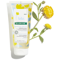 Klorane Baby švelnus iššukavimą palengvinantis šampūnas su medetkomis, 200 ml