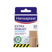 Hansaplast Extra Robust vandeniui nepralaidūs pleistrai, 20 vnt.