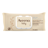 Aveeno Baby Daily Care kūdikių drėgnosios servetėlės, 72 vnt.