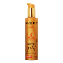 Nuxe Sun aukštos apsaugos auksinis aliejus nuo saulės SPF50 150 ml