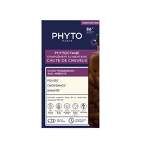 Phyto Phytocyane maisto papildas nuo progresuojančio plaukų slinkimo, 84 kaps.