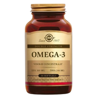 Solgar dvigubo stiprumo omega-3 700 mg, 30 kaps.