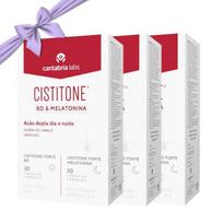 Cistitone Forte BD + melatoninas, rinkinys 3 x 60