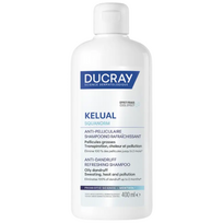 Ducray Kelual Squanorm gaivinamasis šampūnas nuo pleiskanų 400 ml