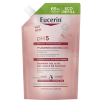 Eucerin pH5 dušo aliejus-gelis, ekologiškas papildymas, 400 ml