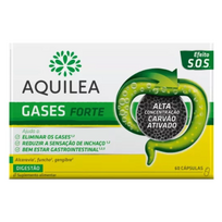 Aquilea Gases Forte nuo dujų kaupimosi 60 kapsulių