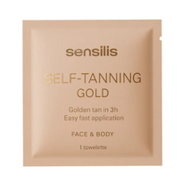 Sensilis Self-Tanning Gold savaiminio įdegio servetėlės 6 vnt.