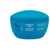Alfaparf Milano Semi Di Lino Curls garbanas pabrėžianti kaukė garbanotiems plaukams, 200 ml