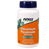 Now Chromium Picolinate 200 mcg, 100 kapsulių