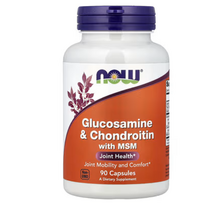 Now Glucosamine, Chondroitin & MSM sąnarių palaikymas, 90 kapsulių
