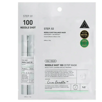 VT Cosmetics Collagen Reedle Shot 100 dviejų žingsnių stangrinamoji hidrogelio veido kaukė, 38 g