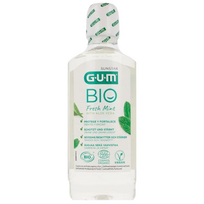 GUM BIO Fresh Mint burnos skalavimo skystis su alavijais, 500 ml