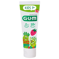 GUM KIDS braškių skonio dantų pasta 3+, 50 ml