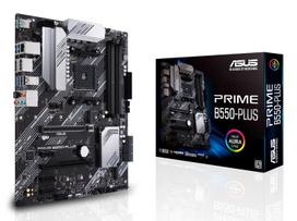 ASUS PRIME B550-PLUS Motherboard, AM4, AMD B550, ATX, DDR4 | ASUS LEVEL UP #23 Bundle