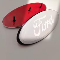VTPQ5 forFord fiat Car Front Hood Emblem Bonnet Badge Rear Trunk Badge Car Front Hood Bonnet Badge 223x90mm Rear Trunk Emblem white